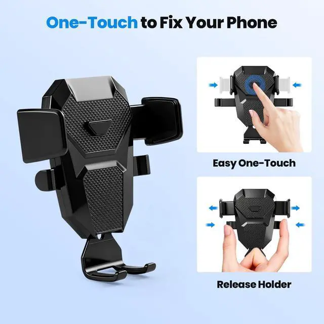 Alt view image 4 of 7 - Magnetic Phone Holder, Powerful Phone Mount with 2 Options iPhone MagSafe & Clip-in Holder for RAV4, 360° Rotation Phone Holder for Toyota RAV4 2019-2025 7/8-Inch Screen Interior Accessories