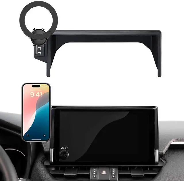 Main image of Car Phone Holder for Toyota RAV4 2025 2019-2024 7/8-Inch Screen, Cell Phone Mount Compatible with MagSafe