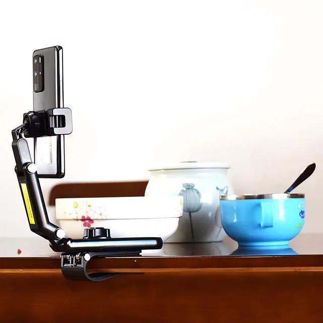 Alt view image 6 of 7 - Rotatable and Retractable Car Phone Holder - 1080 Multifunction Sun Visor Universal 360 Rotating Cell Phone Holder Mobile Mount for Vehicle Rear View Mirror