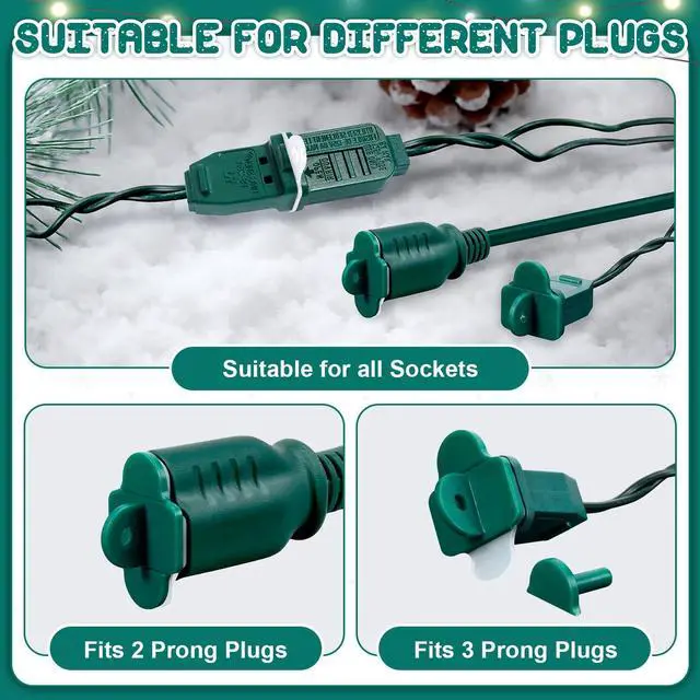 Alt view image 3 of 7 - Set of 10 Weatherproof Gaskets and Plug Protector Covers,Outdoor/Indoor Extension Cord Outlet Gasket and Plugs Covers,Waterproof Outdoor Plug Protector for Electrical Outlets,Stop Gfcis from Tripping