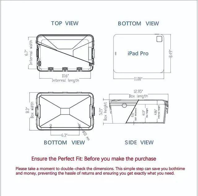 Alt view image 5 of 7 - Large Outdoor Waterproof Electrical Box(12.9X 8.3 x 5.2 inch), IP54 Weatherproof Extension Cord Cover with 7 Cable Seal Entry, Protect Power Strip, Timer Outlet Plug, Holiday Light Decoration, Green