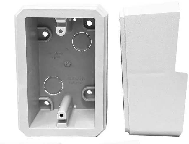 Main image of FS8141-1 (1-Gang) Non-Metallic Weatherproof FS Outlet Device Box for 1/2 in Lap Siding, White