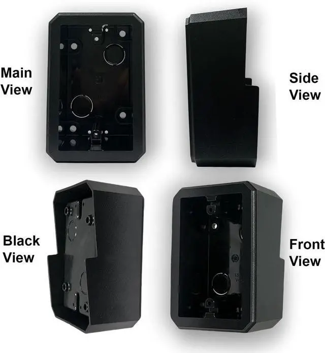 Alt view image 3 of 7 - FS8141-1 (1-Gang) Non-Metallic Weatherproof FS Outlet Device Box for 1/2 in Lap Siding, White