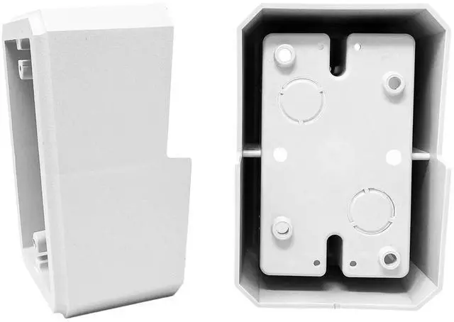 Alt view image 2 of 7 - FS8141-1 (1-Gang) Non-Metallic Weatherproof FS Outlet Device Box for 1/2 in Lap Siding, White
