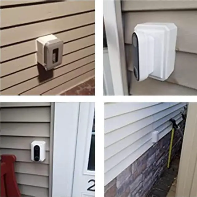Alt view image 4 of 7 - FS8141-1 (1-Gang) Non-Metallic Weatherproof FS Outlet Device Box for 1/2 in Lap Siding, White