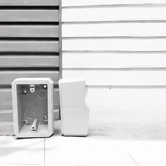 Alt view image 6 of 7 - FS8141-1 (1-Gang) Non-Metallic Weatherproof FS Outlet Device Box for 1/2 in Lap Siding, White