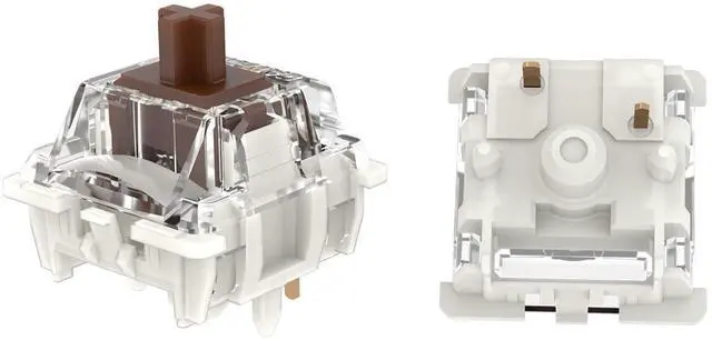 Main image of G Pro 3.0 Switches Pre-lubed 5 pinS RGB Linear for Gaming Mechanical Keyboard (Brown, 35PCS)