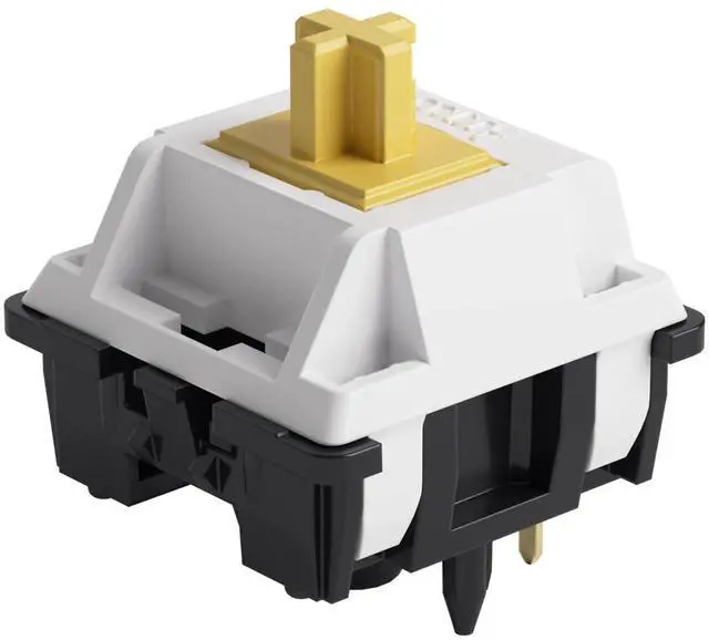 Main image of V3 Penguin Tactile Silent Keyboard Switch for Mechanical Gaming Keyboard, 5-Pin 50gf Quiet Pre-Lubed Switches with Standard MX Structure (45pcs)