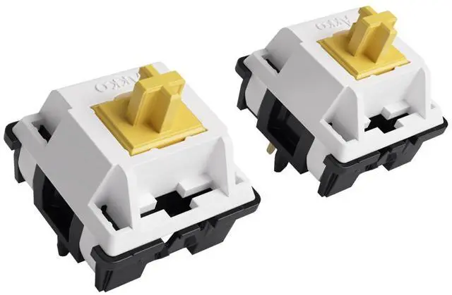 Alt view image 2 of 6 - V3 Penguin Tactile Silent Keyboard Switch for Mechanical Gaming Keyboard, 5-Pin 50gf Quiet Pre-Lubed Switches with Standard MX Structure (45pcs)