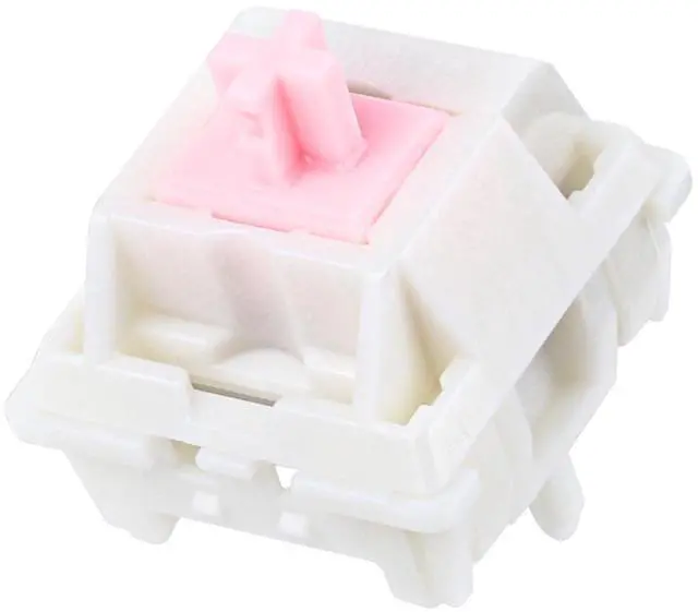 Main image of Roseveil Silent Keyboard Switch for Mechanical Gaming Keyboard, 30PCS, 5-pin, 32gf, Pre-Lubed, Linear Silent, PC Case, LY Stem, Compatible with MX Keycaps (Roseveil Silent)