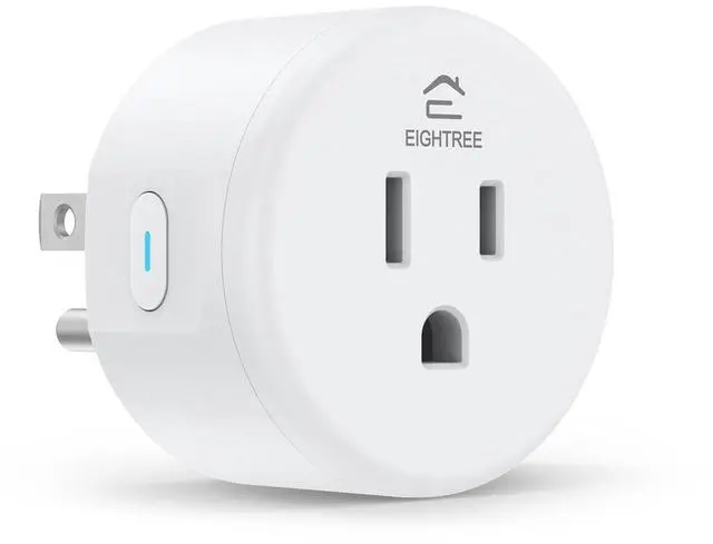Main image of Smart Plug, Smart Home WiFi Outlet Compatible with Alexa & Google Home, Smart Socket with Remote Control & Timer Function, 2.4GHz WiFi Only