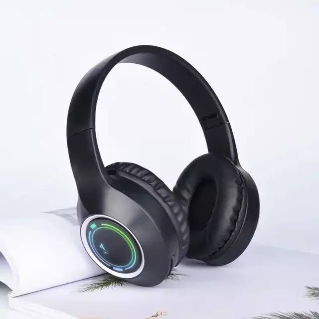 Alt view image 5 of 7 - Bluetooth Headphones Over Ear,Wireless Headphones Low Latency, Hands-Free Calls, Noise Reduction Headphones Deep Bass, HiFi Stereo Foldable Headset for Sports Travel Cellphone Tablet Office