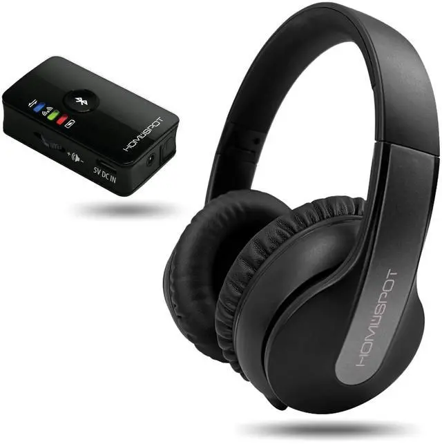 Main image of Wireless Over-Ear Headphones Transmitter Set for TV Movie Bluetooth 5.3 aptX LL No Delay 50 Hours Immersive Sound Enhanced Volume and Clarity (Digital Optical TOSLINK RCA AUX)