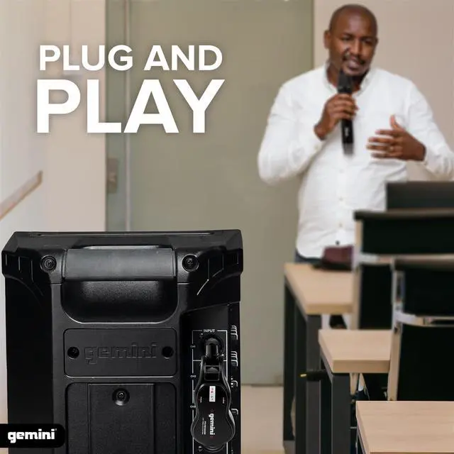 Alt view image 3 of 6 - Wireless Microphone System UHF Handheld Rechargeable Cordless Mic with Receiver for Karaoke Singing DJ Performance PA Speaker Mixer 50M Range Plug Play (GMU-M100)