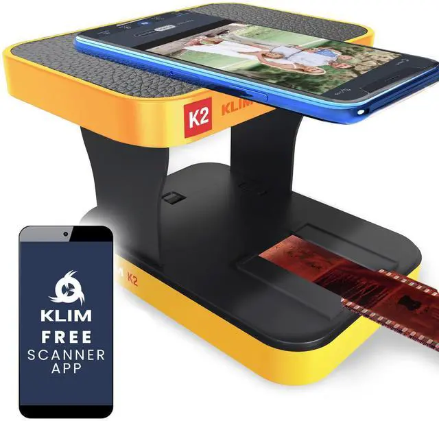 Main image of K2 Mobile Film Scanner 35mm + New + Positive & Negative Scanner + Slide Scanner + Photo Scanner + 35mm Color Film Developing Kit Essential + Your own 35mm Film Developing Service at Home