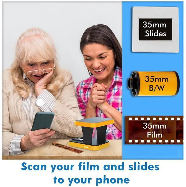 Alt view image 2 of 7 - K2 Mobile Film Scanner 35mm + New + Positive & Negative Scanner + Slide Scanner + Photo Scanner + 35mm Color Film Developing Kit Essential + Your own 35mm Film Developing Service at Home