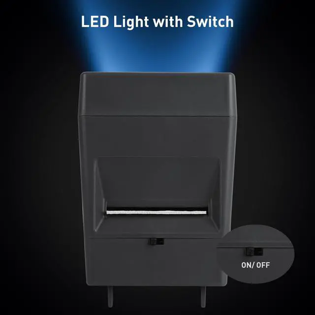 Alt view image 5 of 7 - 35mm Slide Film Viewer, 2X Magnification Slide Viewer, Desk Top LED Lighted Illuminated Viewing Old Slides (2 AAA Batteries Included)