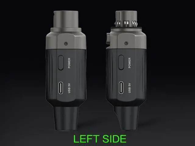 Alt view image 7 of 7 - Aroma Wireless XLR Transmitter and Receiver, Professional UHF Wireless Microphone System for Stable Transmission, 7-Channel, 130ft Range, Wireless Mic Adapter for Dynamic Mics/PA/Mixer(ARC2)