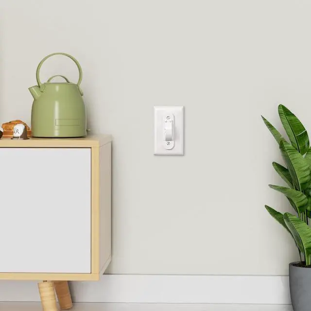 Alt view image 7 of 7 - Wall Switch Guard, Child Proof Light Switch Cover Guard | Toggle Style | Light Switch Protection | Keep Toggle Switch in On or Off Position | 1 Pack, White