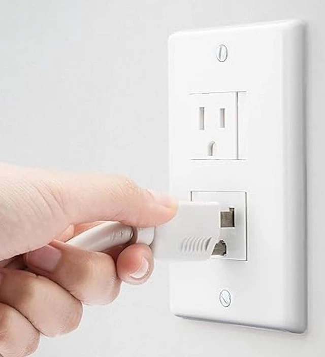 Alt view image 6 of 6 - 6-Pack Self-closing (2 Screw) Decora Outlet Covers- An Alternative To Wall Socket Plugs for Child Proofing Outlets (White)