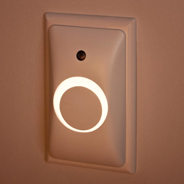 Main image of Childproof Outlet Covers & Night Light (1-Pack) | Secure & Tamper Resistant | Childproof, Babyproof, Toddler Proof, Child Safety Socket Cover | Light Sensor or Manual Toggle | Patent Pending