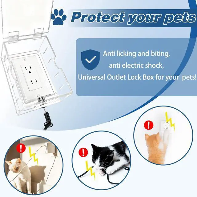 Alt view image 5 of 7 - Smart Home Switch Cover,Baby Proof Light Outlet Covers,Wall Plug Box,Kids Electrical Protector Box Fits Outlet 4.95" H X 3.35" W X 2.56" D or Smaller