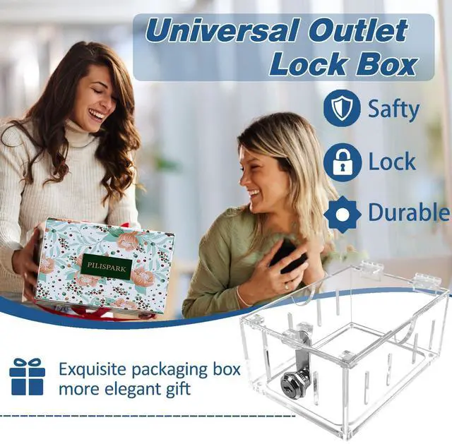 Alt view image 6 of 7 - Smart Home Switch Cover,Baby Proof Light Outlet Covers,Wall Plug Box,Kids Electrical Protector Box Fits Outlet 4.95" H X 3.35" W X 2.56" D or Smaller