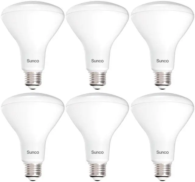 Main image of Sunco 6 Pack BR30 LED Bulb Flood Light, E26, 11W=65W, 3000K Warm White | 850LM, Dimmable, Indoor, Home, Bedroom, Kitchen Lighting, Recessed Can Light Bulbs, Medium Base, Recessed Flood Light Bulbs