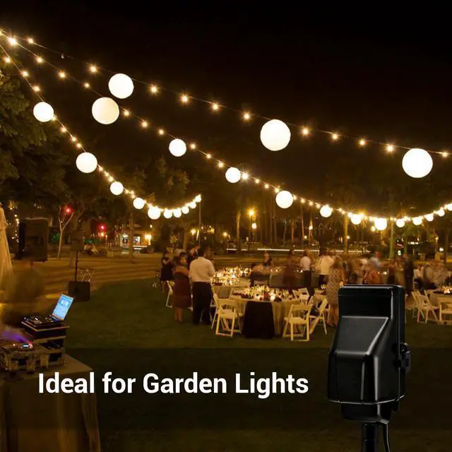 Alt view image 5 of 7 - WiFi Smart Yard Stake Plug with 6 Outlets, Voice Control, Waterproof Power Stake Timer with 6Ft Cord, Alexa&Google Assistant Compatible, 1875W/15A, for Outdoor Decoration Lights