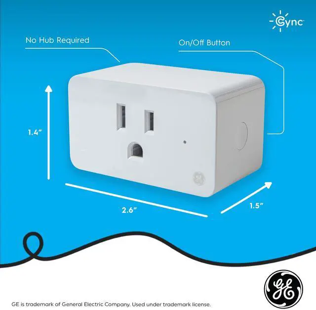Alt view image 7 of 7 - Smart Indoor Plug, Smart Outlet Control, WiFi Outlet Plug, Matter Compatible, Works with Alexa and Google Home