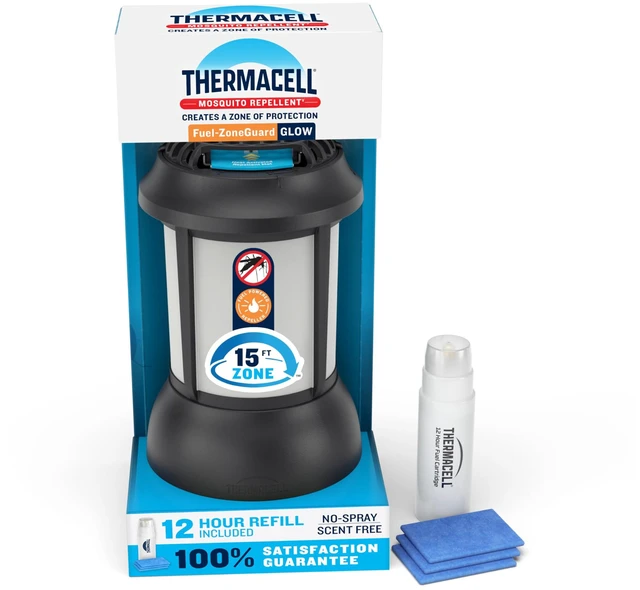 Main image of Fuel-ZoneGuard Fuel Powered Mosquito Repeller Lantern; 15FT Zone of Scientifically Proven Outdoor Protection; Patio Shield; 12-Hr Refill; Bug Spray Alternative; Scent Free; Small; DEET-free