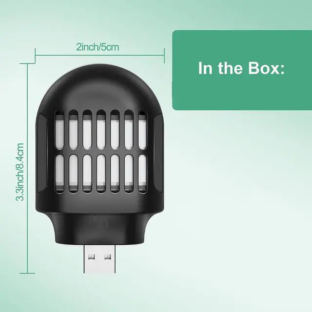 Alt view image 3 of 7 - Mosquito Repellent, Mosquito Repeller Indoor USB Powered for Home, Bedroom, Office, Kitchen