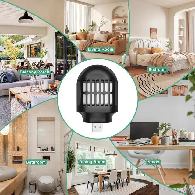 Alt view image 5 of 7 - Mosquito Repellent, Mosquito Repeller Indoor USB Powered for Home, Bedroom, Office, Kitchen