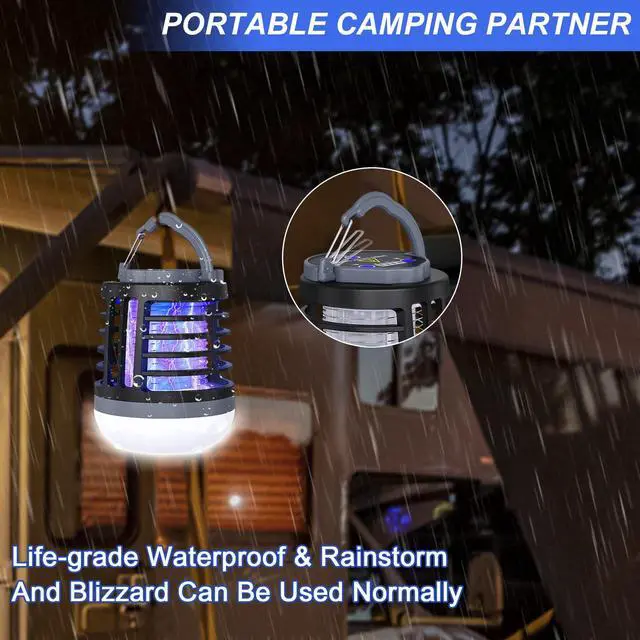Alt view image 3 of 7 - 3 in 1 Indoor Bug Outdoor Mosquito Zapper, USB Rechargeable Mosquito Killer