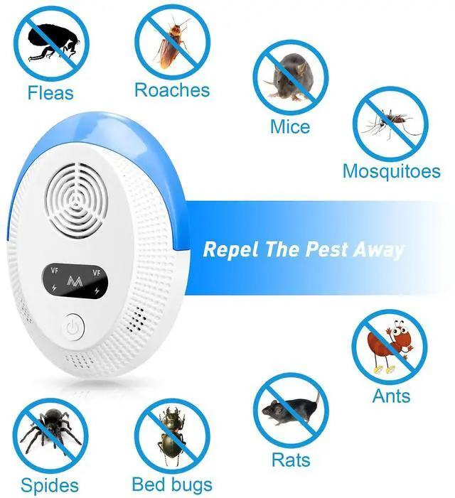 Alt view image 3 of 7 - 2026 Upgraded Mouse Repellent, Ultrasonic Pest Repeller, Home Indoor Pest Repellent for Insect, Roach, Spider, Ant, Bug, Rodent, Mouse, Bugs, Mosquito, Mice, 6 Packs