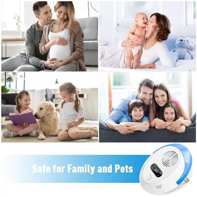 Alt view image 5 of 7 - 2026 Upgraded Mouse Repellent, Ultrasonic Pest Repeller, Home Indoor Pest Repellent for Insect, Roach, Spider, Ant, Bug, Rodent, Mouse, Bugs, Mosquito, Mice, 6 Packs