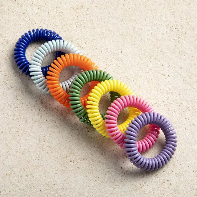 Alt view image 5 of 7 - 25 Pack Mosquito Repellent Bracelets, DEET-Free for Kids & Adults, Individually Wrapped Bands
