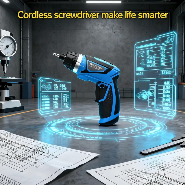 Alt view image 2 of 7 - 8V Cordless Screwdriver,10+1 Precision Torque Electric Screwdriver Max10N·m | Upgraded 2000 mAh Rechargeable Screw Gun with 50-Piece Kit,180° Pivoting Handle,Flexible Shaft,LED Light,Gift for DIY&Home