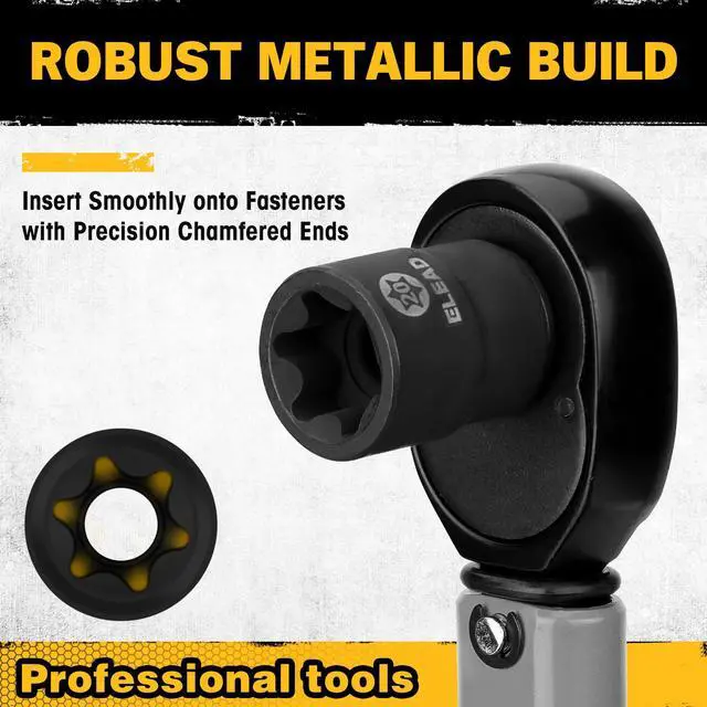 Alt view image 3 of 7 - 31-Piece Torx Bit Socket Set: Premium CR-V & S2 Alloy Steel, Star T8-T70 & E-Torx E4-E24, High Torque Laser Marked for Automotive Mechanic