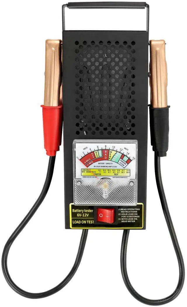 Alt view image 2 of 7 - 12V 100A Battery Load Tester & Voltage Tester 24338 for Cars, Trucks, RVs, Golf Carts - Versatile and Powerful Automotive Diagnostic Tool with Alternator Testing