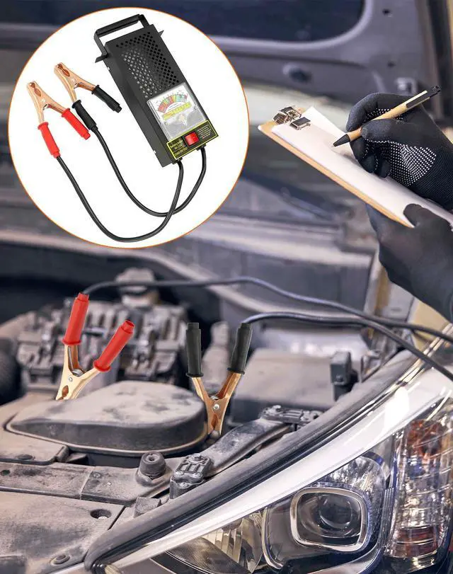Alt view image 4 of 7 - 12V 100A Battery Load Tester & Voltage Tester 24338 for Cars, Trucks, RVs, Golf Carts - Versatile and Powerful Automotive Diagnostic Tool with Alternator Testing
