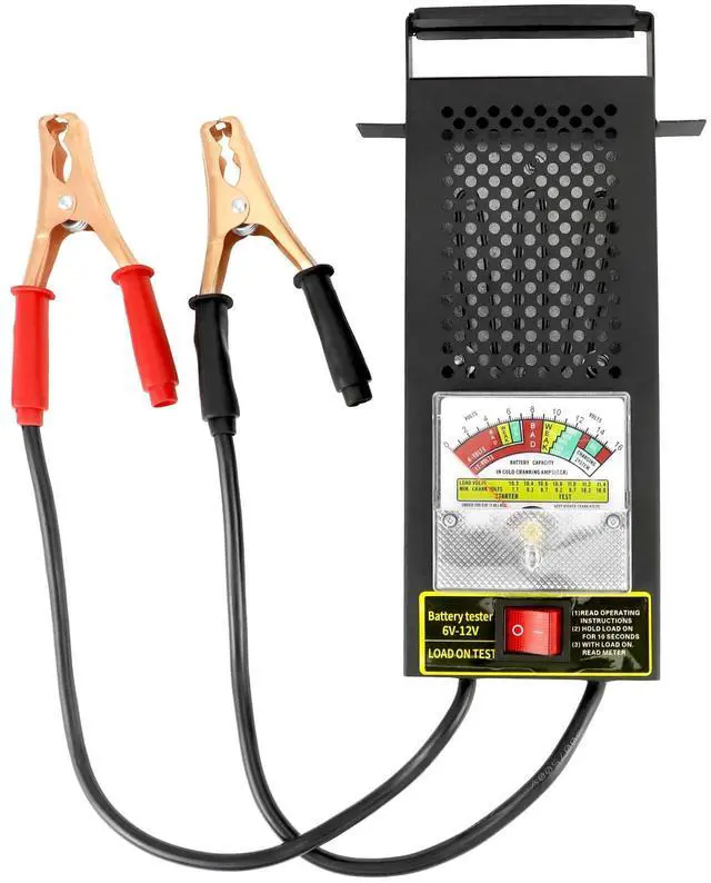 Alt view image 7 of 7 - 12V 100A Battery Load Tester & Voltage Tester 24338 for Cars, Trucks, RVs, Golf Carts - Versatile and Powerful Automotive Diagnostic Tool with Alternator Testing