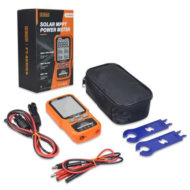 Alt view image 2 of 7 - FT-2000W Solar Panel Tester MPPT Meter - 2000W Max Power, 150V/35A PV Module Tester for Voc/Isc, Open Circuit Voltage & Short Circuit Current, with Backlight & Data Hold