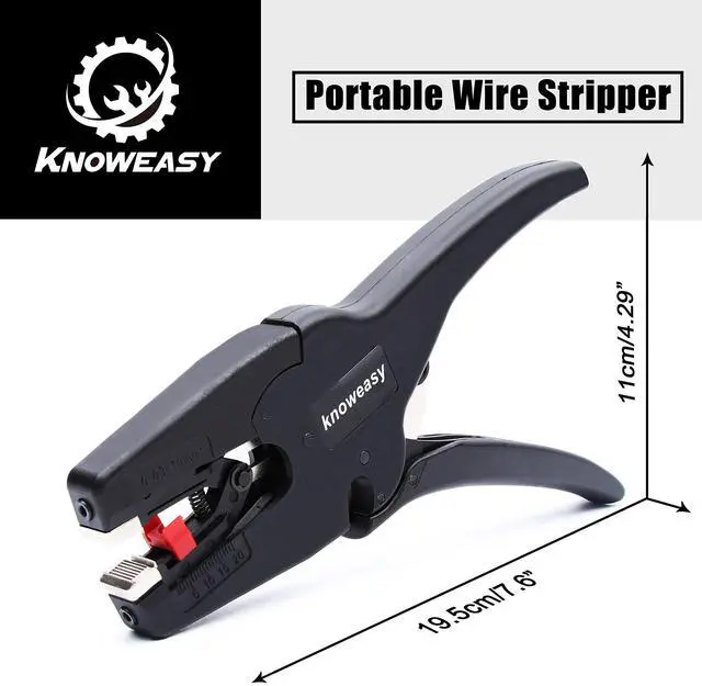 Alt view image 3 of 6 - Wire Stripper, Wire Stripper Tool with Cutter and 2 in 1 Wire Stripping Tool Works for Electronic,Electric,Automotive from 32 to 7 AWG
