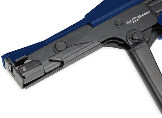 Alt view image 6 of 7 - 42709 Zip Tie Gun/Cable Tie Install Tool, Adjustable Tension with Built-In Cutter, for Nylon Ties up to 1/4- Blue