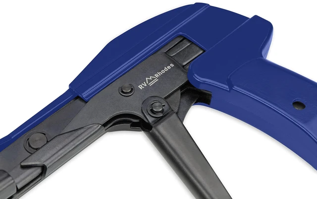 Alt view image 4 of 7 - 42709 Zip Tie Gun/Cable Tie Install Tool, Adjustable Tension with Built-In Cutter, for Nylon Ties up to 1/4- Blue