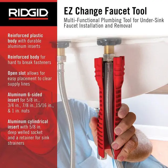 Alt view image 2 of 7 - Change Plumbing Wrench Faucet Installation and Removal Tool