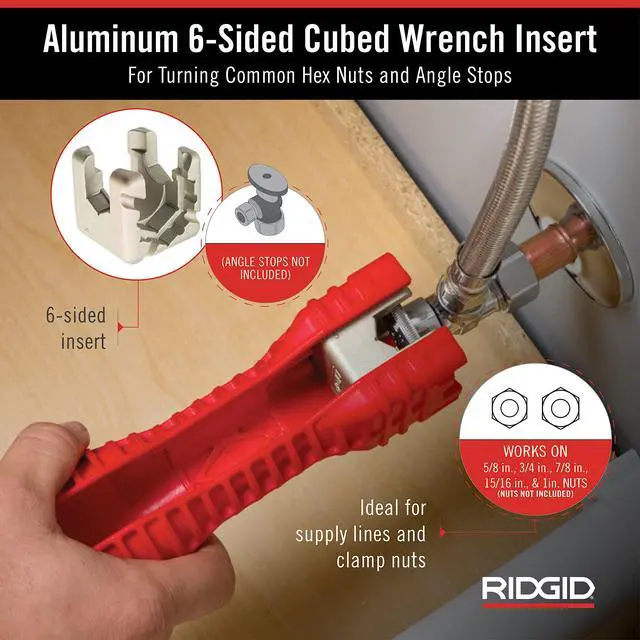 Alt view image 6 of 7 - Change Plumbing Wrench Faucet Installation and Removal Tool