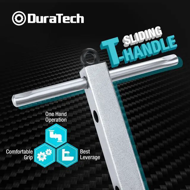 Alt view image 5 of 7 - Telescoping Basin Wrench, Sink Wrench, Adjustable 3/8'' to 1-1/4'' Capacity Jaw with 10" to 17" Extendable Handle, for Tight Space