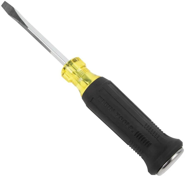 Alt view image 5 of 7 - 85442DD Screwdriver Set, Demolition Screwdriver, 1/4-Inch and 5/16-Inch Keystone Tips with Plated Metal Strike Cap, 2-Piece